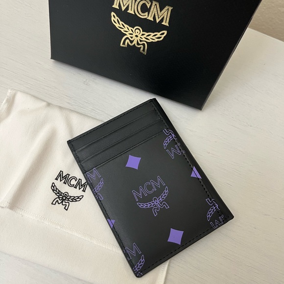 NWT MCM Visetos Monogram Card Case - Picture 2 of 4